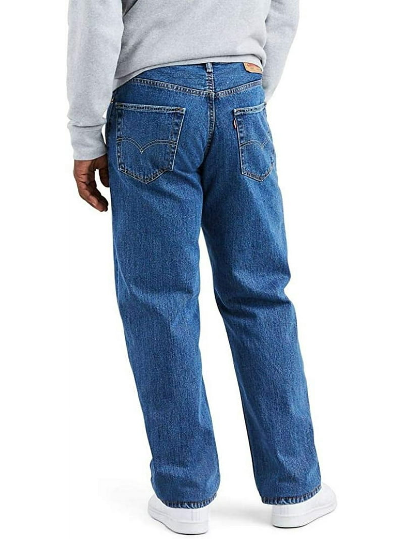 Levis Mens 550 Relaxed Fit Jeans Big Tall 44W x 30L Medium