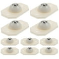 thumbnail image 1 of KAKOWELY Roulettes Adhésives 16 Pcs Roulettes Autocollantes Roues Mini Roues Rouleau pour Bacs de Rangement Boîte Étui 1.89"X1.1"X0.51 Pouces, 1 of 4