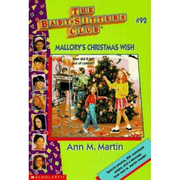 Pre-Owned Mallory's Christmas Wish (The Baby-Sitters Club, No. 92) (Paperback) 0590228765 9780590228763