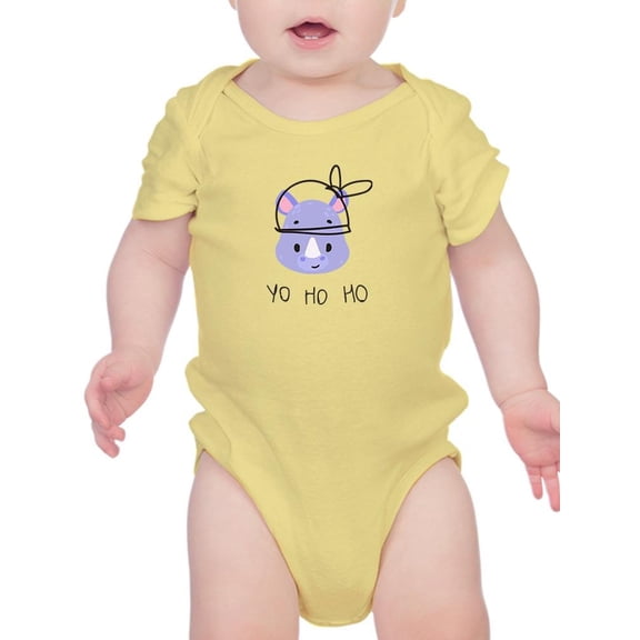 Little Pirate Rhino Bodysuit Infant -Image by Shutterstock, 24 Months
