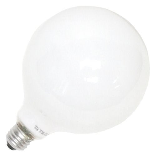 Westinghouse G40, 100-Watt, White (2700K), E26 (Medium) Base, Incandescent Globe Light Bulb