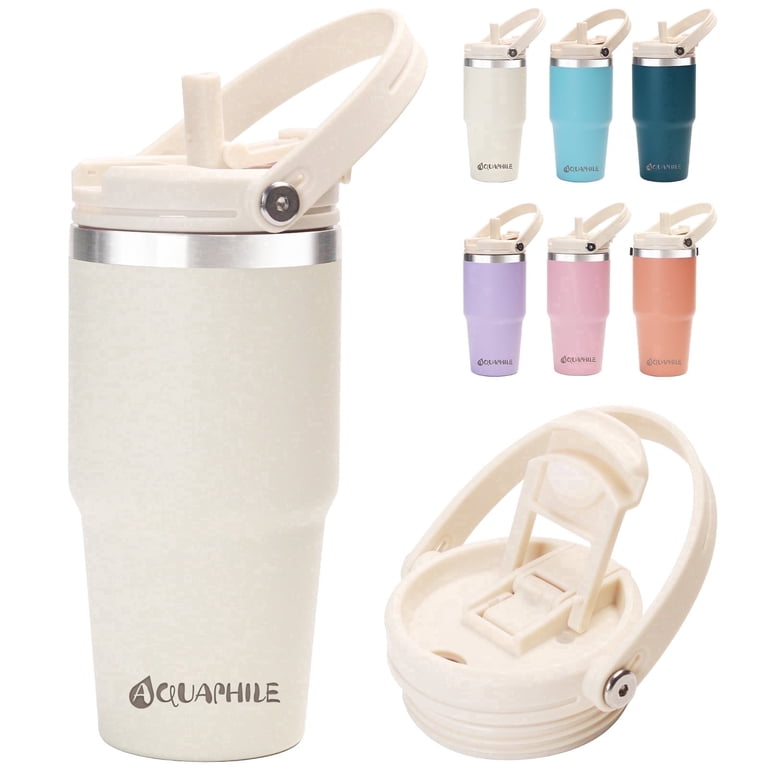 Aquaphile 20 oz Insulated Water Bottle with Straw Lid photo 1
