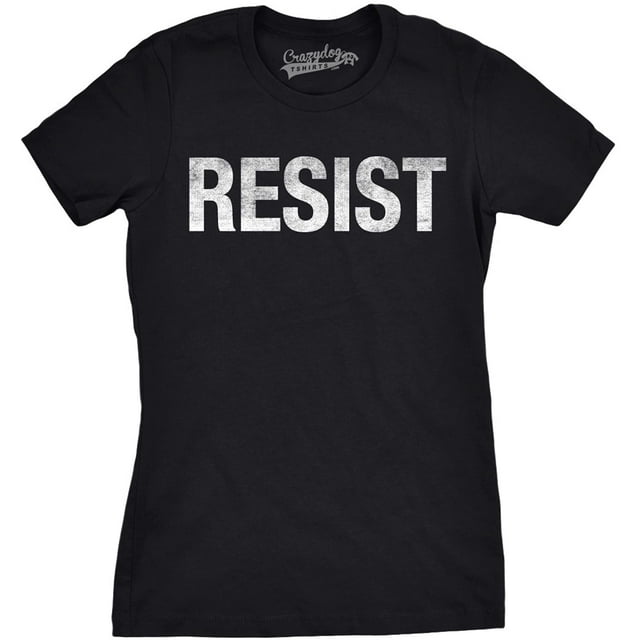 Crazy Dog T-Shirts T-Shirt Femme Résistant Politique RBG Ruth Bader Ginsburg Protestation Destitution Résistance Graphique