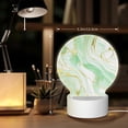 thumbnail image 6 of Daiia Green And Gold Abstract Marble Pattern Acrylic Night Light, LED Touch Light, Bedroom Night Light, Soft Glowing Lamp Perfect Gift for Mother's Day, Birthday, or Christmas, 6 of 9