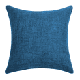 thumbnail image 1 of IM Lashes Square Throw Pillow Cover Solid Linen Decorative Cushion Covers Pillowcase Home Decor for Sofa Couch Bed Chair, 18x18innch/45x45cm, Blue, 1 of 7