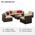 thumbnail image 3 of Crosley Sea Island Canapé Patio 7 Pièces en Brun et Sable, 3 of 4