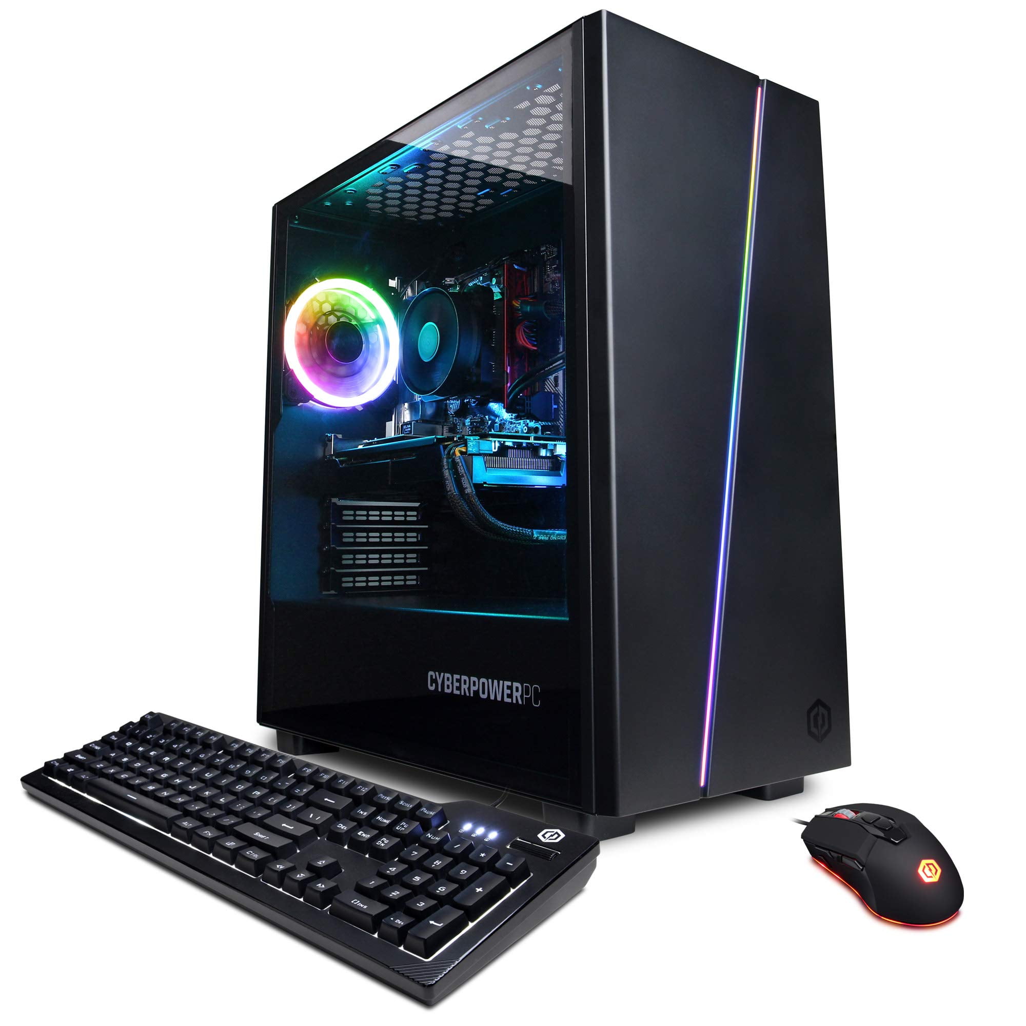 CyberPowerPC Gamer Supreme Gaming Desktop, AMD Ryzen 7 8700F, 32GB