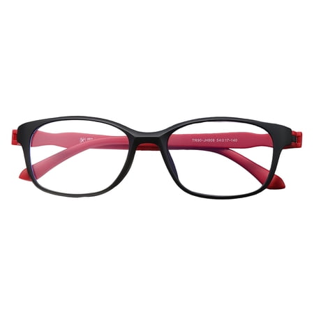 sunsanly Blue Light Blocking Glasses Unisex Retro Small Frame Clear View Strong Hinge Eye Protection Clear Bluelight Glasses Spectacles Office Use Eyewear