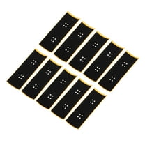 Masteelf 10pcs Small Skateboard Anti Slip Stickers Grip Tape Finger Skateboard Sanded Soft Pad Foam Grip Tape Adhesive Skateboard Decals