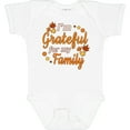 thumbnail image 3 of Inktastic I'm Grateful for My Family in Orange with Fall Leaves Boys or Girls Baby Bodysuit, 3 of 5