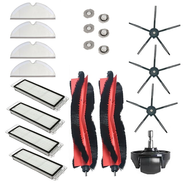 Repuesto Para Barredora Cepillo De Limpieza Para Xiaomi Roborock S6 S60 S65 S5 Max T6 20 Piezas Accesorios Moyic HA026506-01