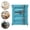 Blue, variant on ToppiJoy Industrial Style End Table, Creative Vintage Container Cabinet with Combination Lock, Iron Bedside Table for Bar, Home (Black)