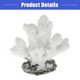 thumbnail image 5 of Vocoste 1 Pc Colorful Coral Reef Decor Mini Faux Coral Decor for Aquarium Decorations White 4.5x4.7cm, 5 of 6