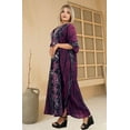 thumbnail image 5 of HAPPY BAY Women's Summer Loose Caftan Maxi Night Evening Gown Loungewear Dashiki House Dresses for Women 2X-3X Plum_AC137, 5 of 6