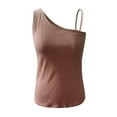 thumbnail image 4 of Sngxgn Women's Tummy Control Shapewear Tank Tops Seamless Square Neck Tops Body Camisole(Pink,S), 4 of 7