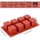 thumbnail image 3 of Molde de silicona cuadrado 3D JOERSH | Molde cuadrado de 2 x 2 x 2 pulgadas para hornear tartas de mousse, moldes de postre para tarta de queso, gelatina, brownie, jabón, vela (8 cavidades) Vhermosa CQ313, 3 of 6