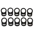 thumbnail image 2 of Paquete de 10 Anillos de Soporte Adaptador de Silicona Estilo Botón para Clips de Cinta para Chupete de Bebé / NUK Negro Sunnimix Anillos de silicona para chupete, 2 of 7