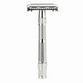 thumbnail image 1 of Waysh Silver Twist-Open Safety Razor Kit w/ Stand & Blades, 1 of 6