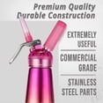 thumbnail image 4 of Durable Stainless Steel Cream Whipper with 3 Decorating Nozzles, Ideal for Whipped Cream, 4 of 5