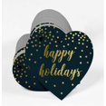 thumbnail image 3 of Inkdotpot 100 Pack Happy Holiday Favor Paper Tag Craft Real Gold Foil Hang Tag, 3 of 8