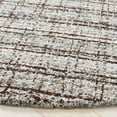 thumbnail image 3 of SAFAVIEH Abstract Rionach Trellis Area Rug, Gray/Brown, 6' x 6' Round, 3 of 11