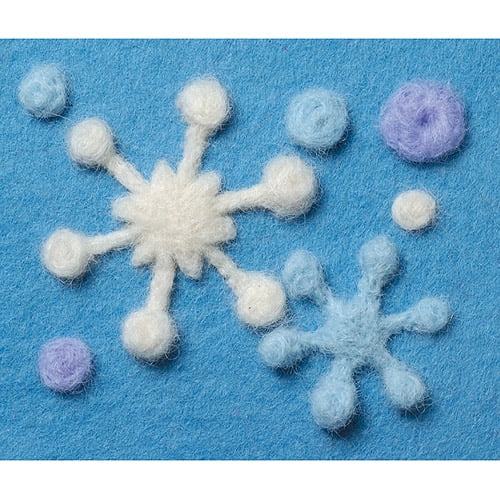 Clover Felting Needle Applique Mold, Snow Crystal