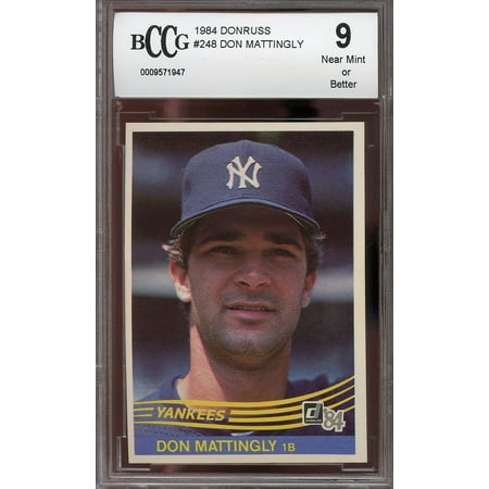1984 Donruss 248 Don Mattingly New York Yankees Rookie Card Bgs