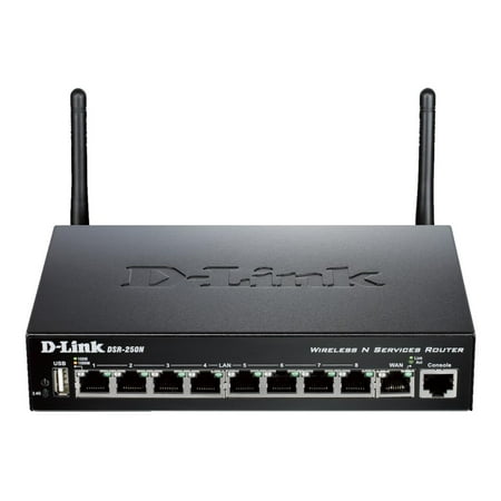 D-Link Unified Services Router DSR-250N - Wireless router - 8-port switch - GigE - (Best Router For Windows 8)