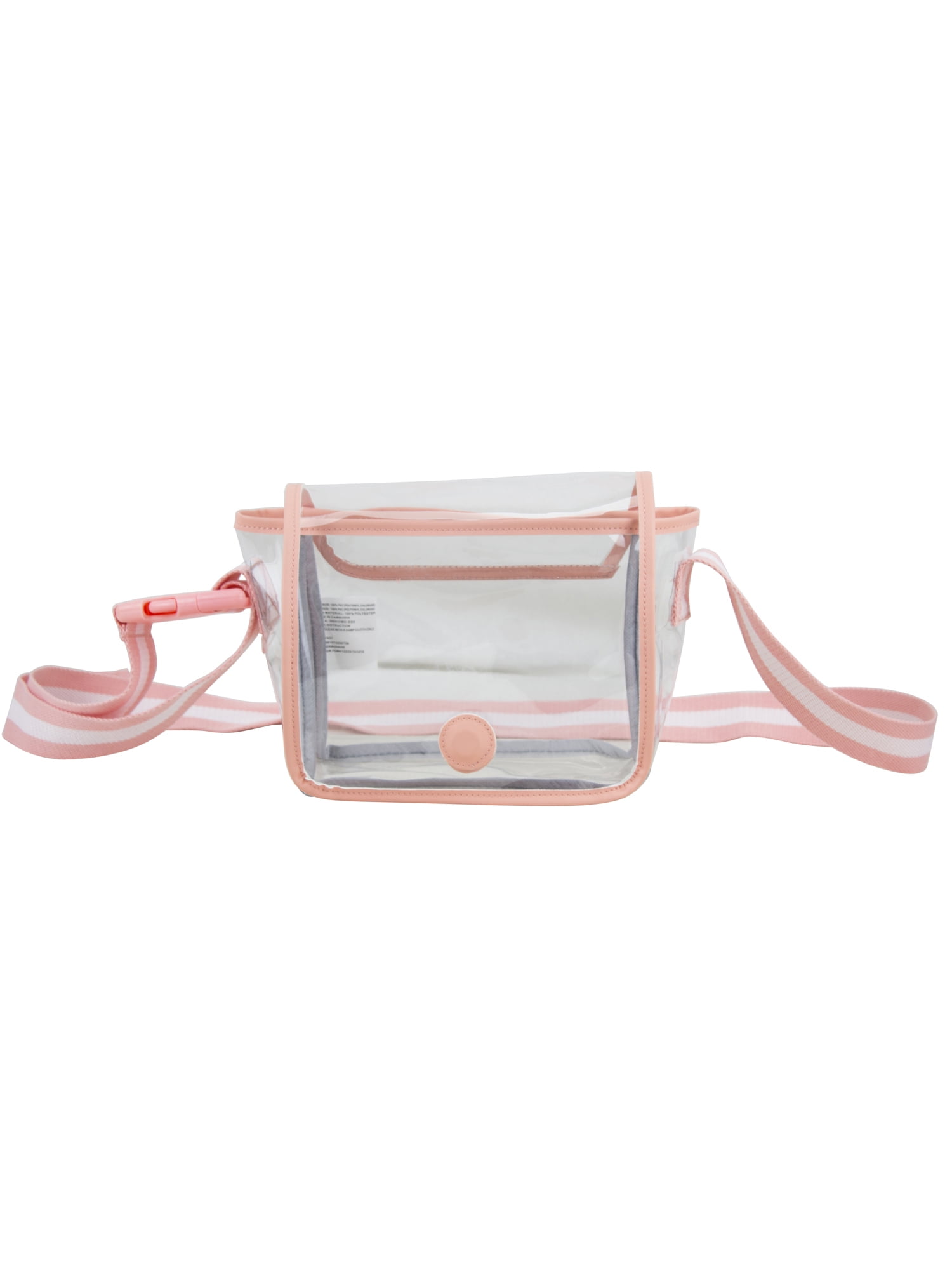 Eastsport Clear Stadium Cross Body, Blush