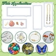 thumbnail image 5 of 5Pcs 3D Floating Display Case 9.06"x3.54"x0.81" White Coin Display Case Transparent Film Storage Box Case Frame Holder Stands for Shell Jewelry Challenge Coin Pin Commemorative Medal, 5 of 5