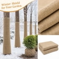 thumbnail image 3 of Burlap Plant Frost Protection Blanket, 1x10M Winter Garden Tree Cover, Vegetable Insulation Wrap, Natural Jute Fabric for Plants, Shrubs, Frost Cloth for Outdoor Gardening, 3 of 7