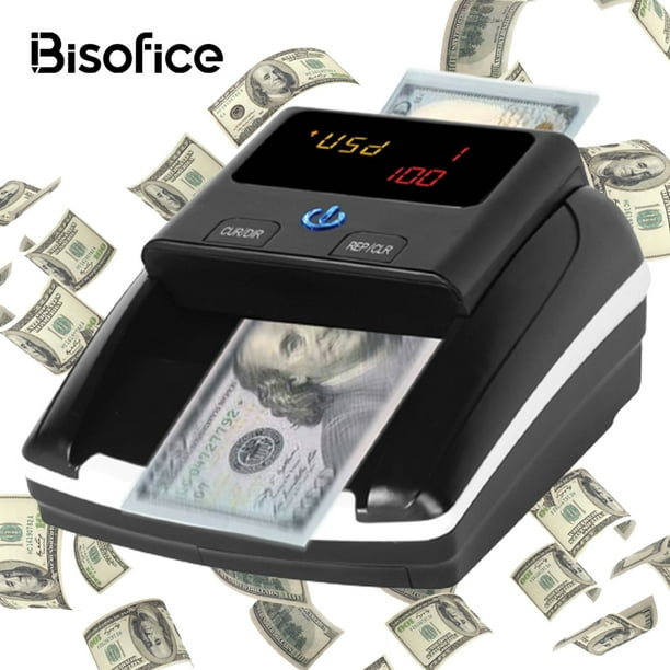Bisofice Counterfeit Bill Detector, Portable Money Counter Machine