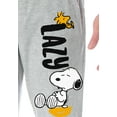 thumbnail image 3 of Peanuts Adult Snoopy and Woodstock Lazy Days Character Loungewear Sleep Pajama Pants, 3 of 5