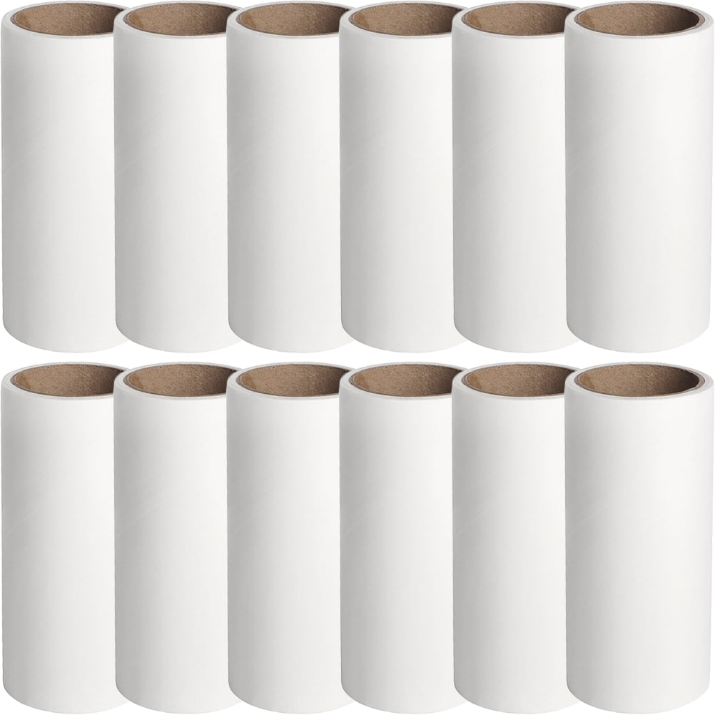 FOMIYES Pet Lint Roller, Lightweight and Durable, for Clothes, White, 48Pcs