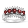 thumbnail image 1 of 1.30 CTW Diamant & Bande de Rubis&44; Or Blanc 14 Carats - Taille 4, 1 of 1