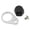 Black, variant on Baitcasting Fishing Reel Handle Screw Nut Locking Cap Left/Right Replacements