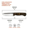 thumbnail image 5 of A10 N690 Steel Black Handle Fixed Blade, 5 of 9