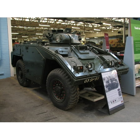 - LAMINATED POSTER British FV722 Vixen prototype of the FV721 Fox armoured reconnaissance vehicle at Bovington Tank Mus Poster Print 24 x 36