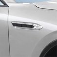 thumbnail image 5 of Car Silver Side Wing Emblem Cover Trim Stickers, 5 of 5
