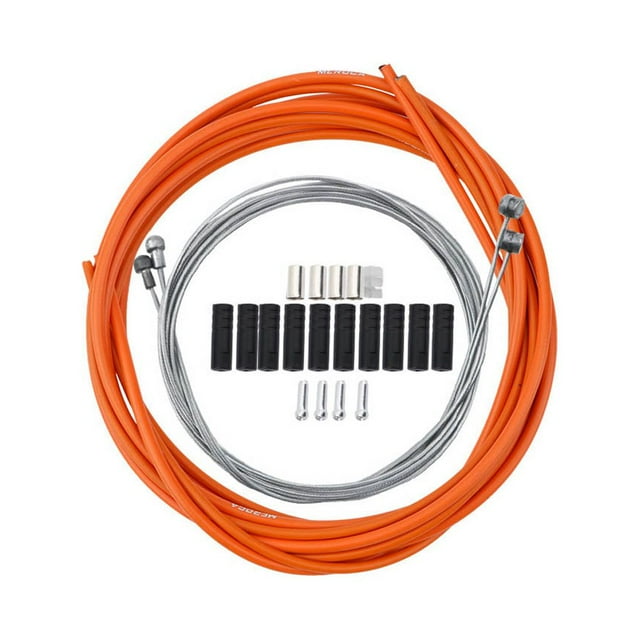 Cable de freno Naiovety de PVC resistente al calor y al agua Naranja