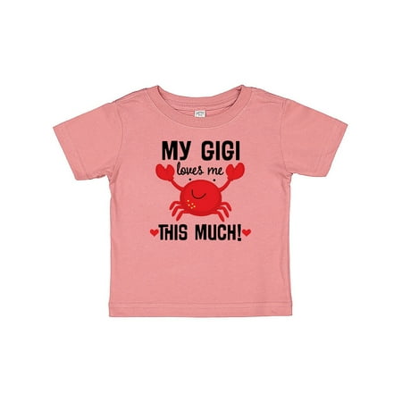

Inktastic My Gigi Loves Me Grandkids Gift Baby Boy or Baby Girl T-Shirt