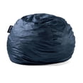 thumbnail image 1 of Big Joe Fuf Large Shredded Foam Beanbag Chair with Removable Cover, Navy, 1 of 7