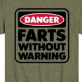 thumbnail image 3 of Instant Message - Danger Farts Without Warning - Toddler And Youth Short Sleeve Graphic T-Shirt, 3 of 6