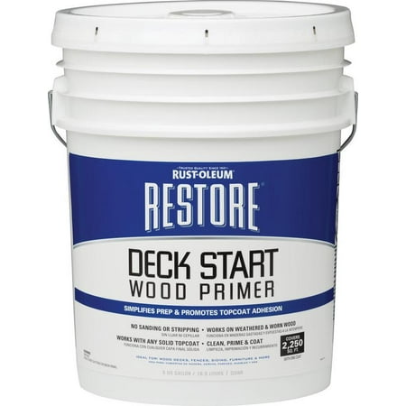 UPC 020066295325 product image for RESTORE 287518 Deck Start Wood Primer, 5 gal Container, Liquid, Clear | upcitemdb.com