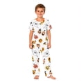 thumbnail image 2 of Grblisyd Halloween Family Matching Pajamas Sets Ghost Pumpkin Print Short Sleeve Top & Pants Two Piece Set Sleepwear Pjs, 2 of 5