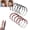 Mix, variant on 2026 Upgrade Hairband with Bangs Clip, Braided Bangs Headband with Teeth, Double Layer Twist Plait Headbands, Invisible Fringe Styling Tool, Women Hair Styling, For Fine or Thick Hair (3*Black)