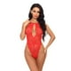 thumbnail image 2 of Camisón de encaje de mujer Sexy Body Lencería Ropa interior Ropa de dormir, Rojo, M tholdsy XX000075-07, 2 of 7