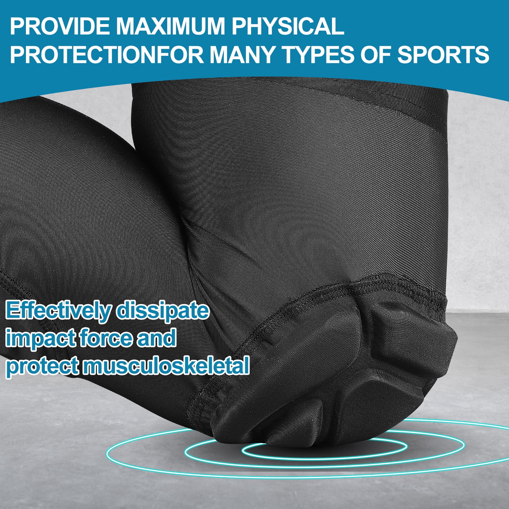 Knee Calf Pads Compression Leg Sleeves Thigh Sports Protective Gear Shin Brace Support Football Basketball Volleyball