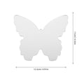 thumbnail image 2 of FUEENIRVA Cupcake Decorations Butterfly Cake Toppers Silver Plastic 1 Set, 2 of 8