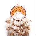thumbnail image 2 of Colgante de coche ZHAOCHENG con punta de cristal hexagonal envuelto en alambre de plata y cristal curativo para mujeres y niñas árbol de arce, 2 of 3